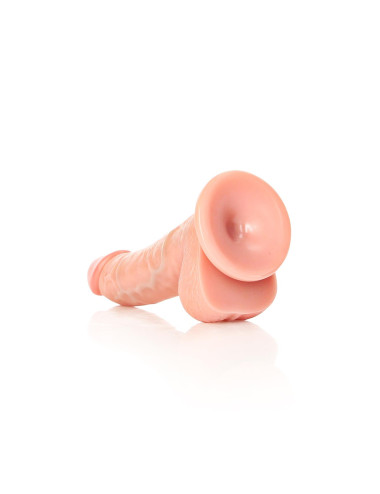 Curved Realistic Dildo  Balls  Suction Cup - 6/ 15,5 cm