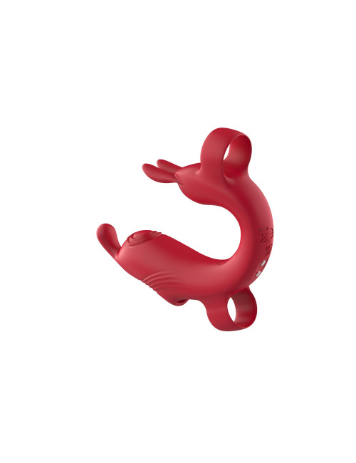 B - Series Cute Palcowy Wibrator i Stymulator z Silikonu 10 Trybów