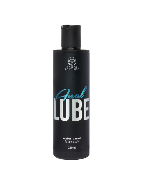 Cobeco AnalLube Water-based 250ml - Afrodyzjakowy żel analny, lubrykant na bazie wody, trwały poślizg