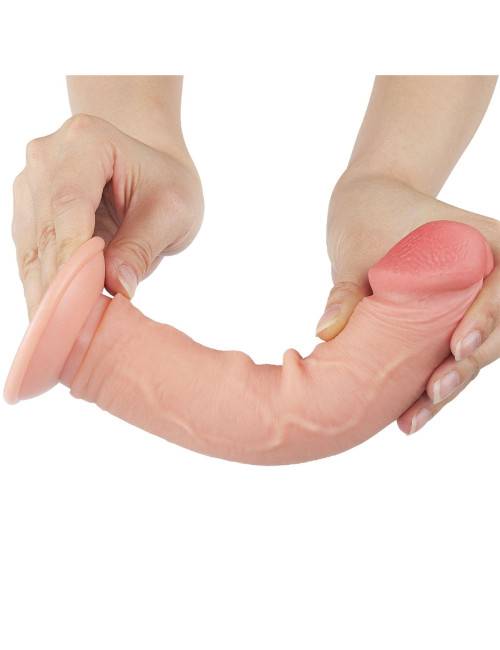 Lovetoy Dwuwarstwowe Dildo 8 cali Flesh