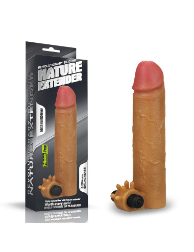 Add 2" Vibrating
Silicone Extender