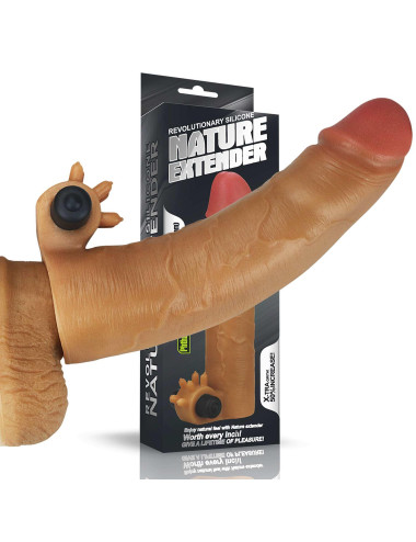 Add 2" Vibrating
Silicone Extender