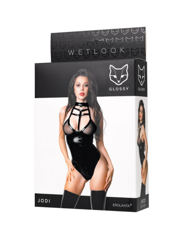 Wetlook body Jodi - black S