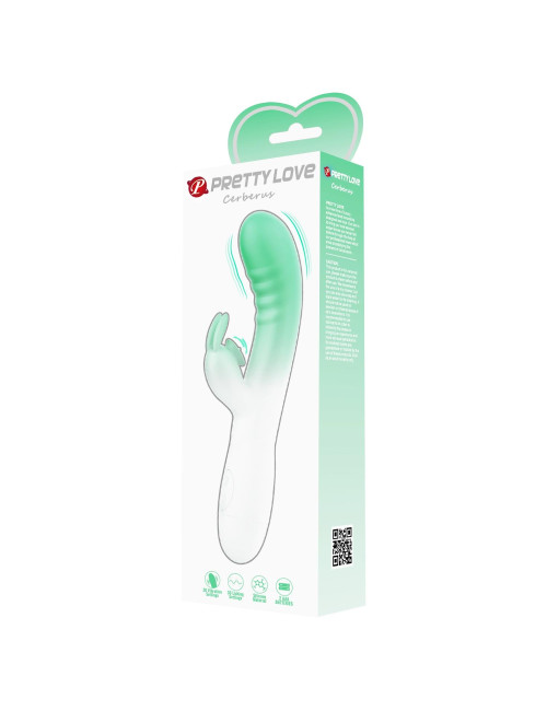 PRETTY LOVE - Cerberus, 30 vibration functions 30 licking settings, Silicone ABS, USB rechargeable