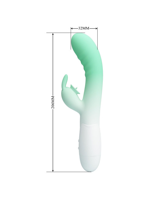 PRETTY LOVE - Cerberus, 30 vibration functions 30 licking settings, Silicone ABS, USB rechargeable