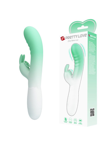 PRETTY LOVE - Cerberus, 30 vibration functions 30 licking settings, Silicone ABS, USB rechargeable