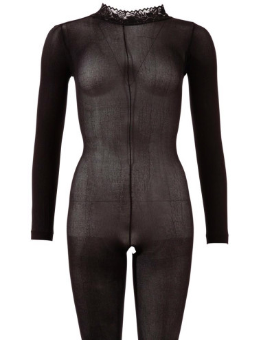 Catsuit with Lace Collar M/L