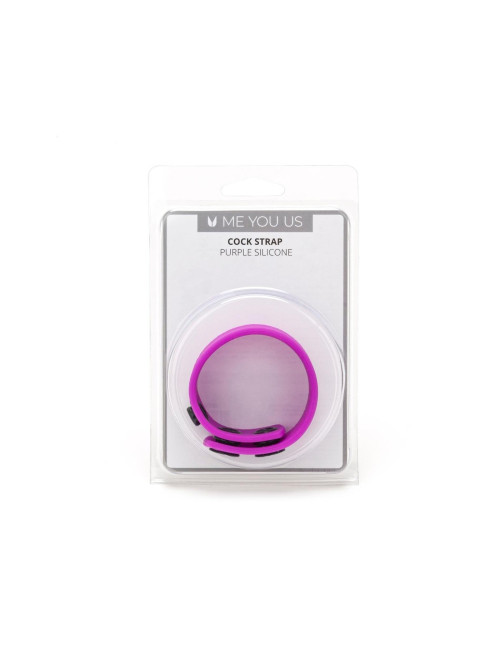 Me You Us Purple Silicone Cock Strap