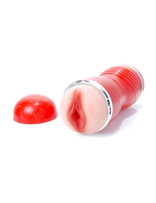 Masturbator CLEO Double Delight 3.0 - realistyczny CyberSkin, wodoodporny, 21,5 cm