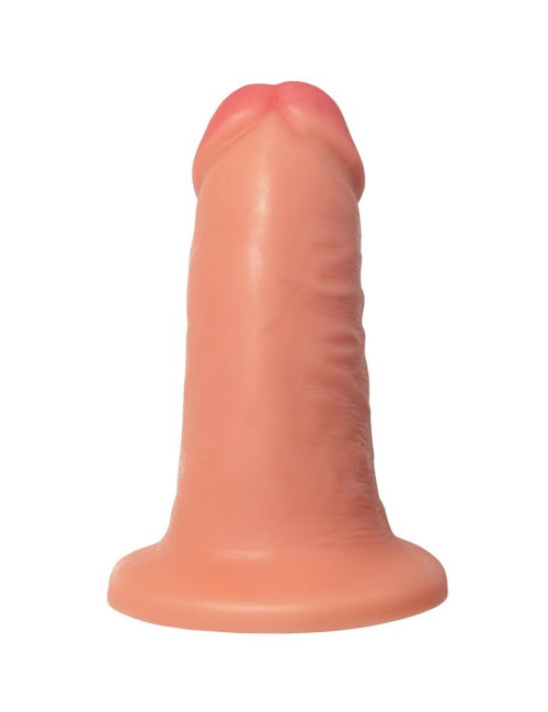 RealStick CALIBER Dildo 14/5 – realistyczny wibrator z przyssawką, PVC, 14 cm x 5 cm | Zabawki / Wibratory / Realistyczne