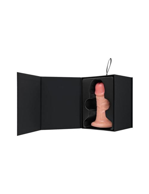 RealStick CALIBER Dildo 14/5 – realistyczny wibrator z przyssawką, PVC, 14 cm x 5 cm | Zabawki / Wibratory / Realistyczne
