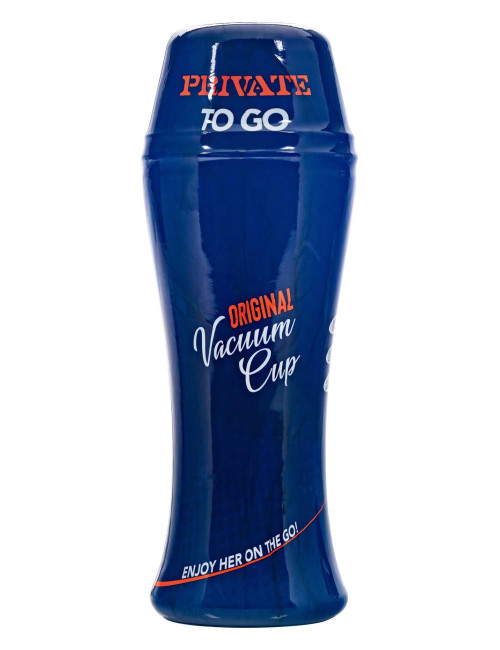 Original Vacuum Cup To Go Light Skin Tone - Masturbator z Real Skin Sleeve