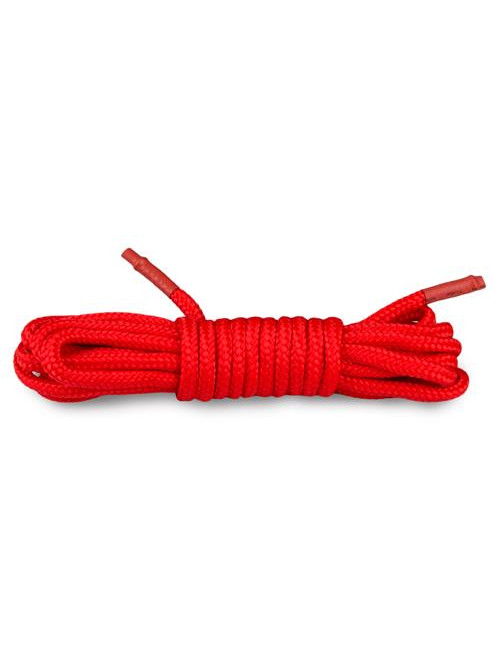 Wiązania-Red Bondage Rope 10m – Nylonowy Kagańce BDSM, Bezpieczny, Czerwony