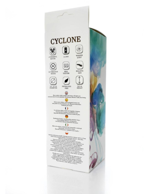 Wibrator CYBER SKÓRA CYCLONE 12F - Zabawki i Wibratory