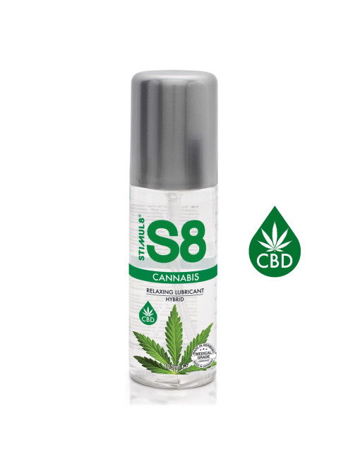 S8 Cannabis Hybrid Lube 125ml CBD Afrodyzjak Żel Smakowy