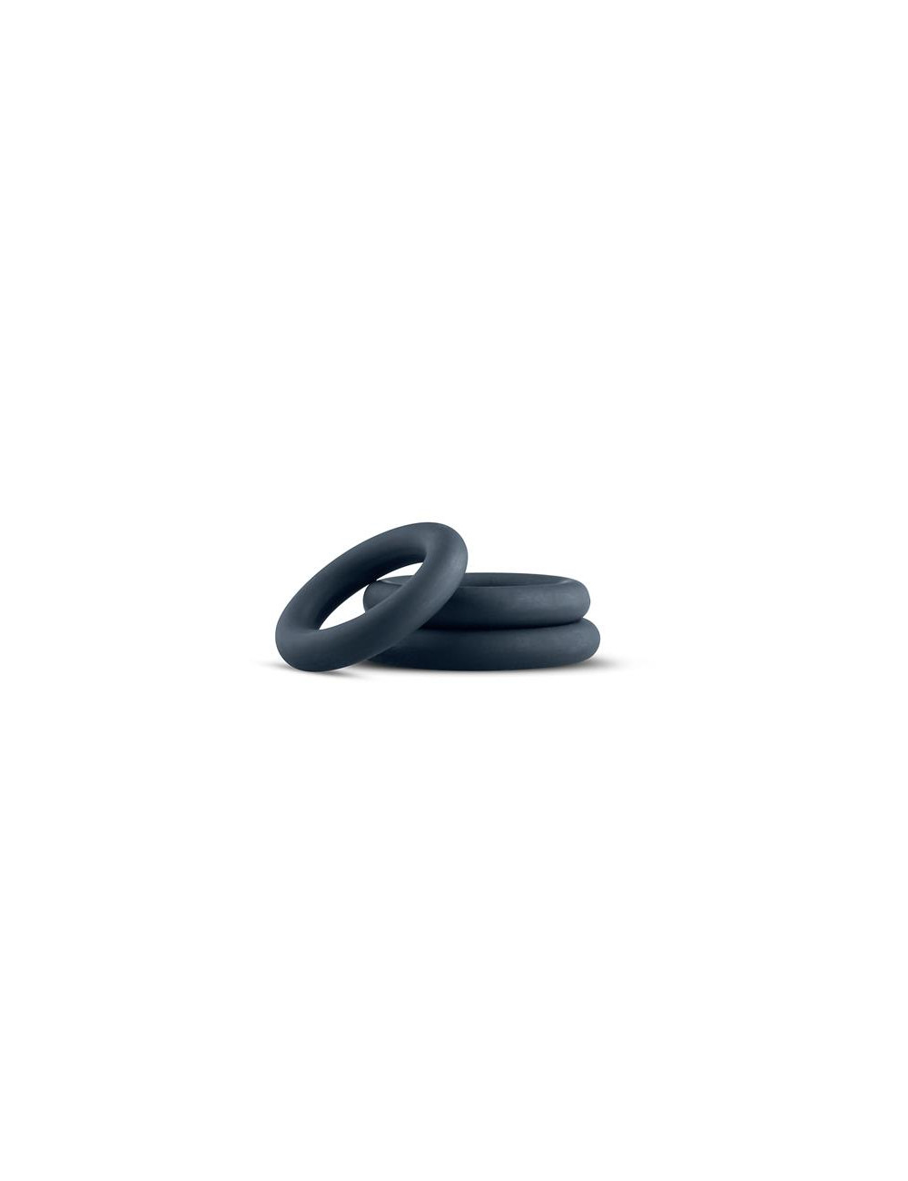 3-Piece Cock Ring Set - Grey
