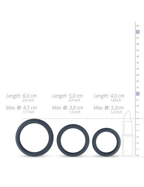Boners 3 Ring kit (flat rings)