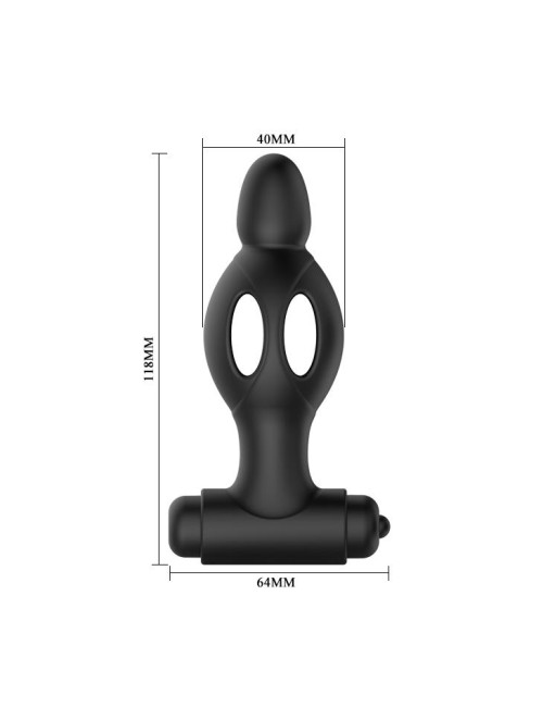 MR PLAY - SILICONE VIBRATING ANAL PLUG