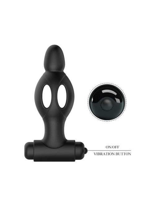 MR PLAY - SILICONE VIBRATING ANAL PLUG