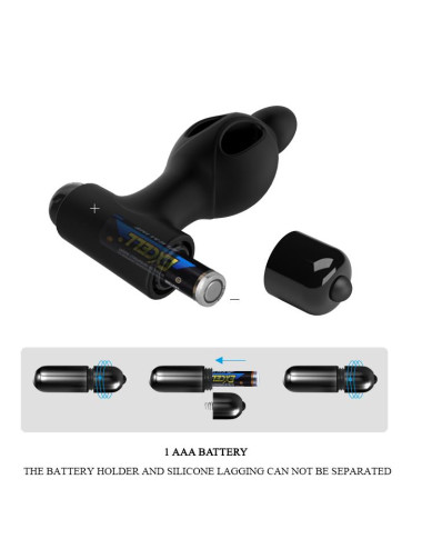 MR PLAY - SILICONE VIBRATING ANAL PLUG