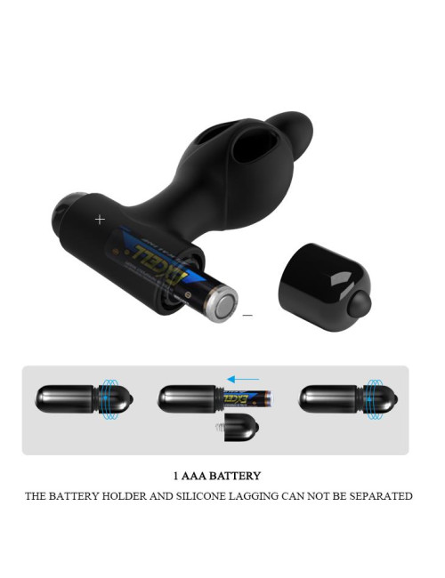 MR PLAY - SILICONE VIBRATING ANAL PLUG
