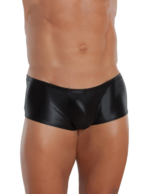 SoftLine Collection Thong 4485 Black XL – męskie stringi z miękkiego materiału