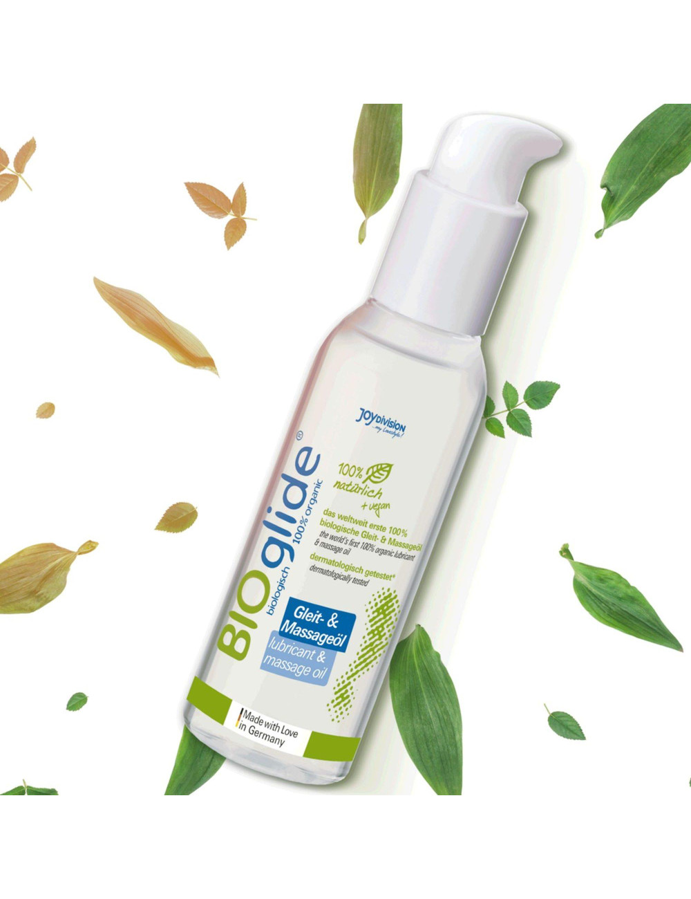 Olejek-BIOglide – Organiczny olejek do masażu i lubrykant, afrodyzjak 125 ml