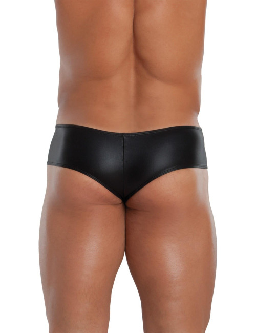 SoftLine Thong 4485 Czarne Męskie Stringi