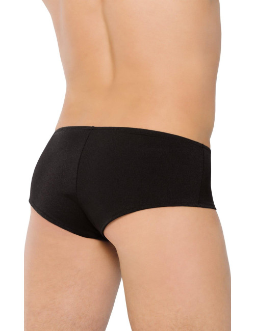 SoftLine Shorts 4504 Czarne Męskie Szorty z Muchą XL