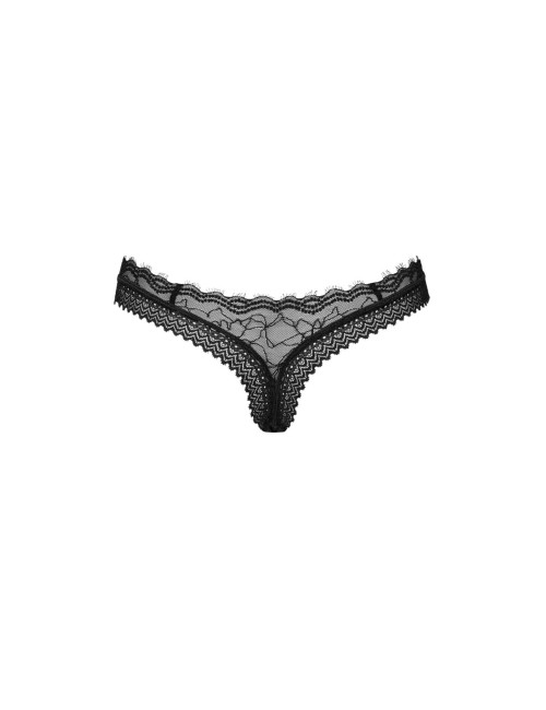 Obsessive Medilla Koronkowe Stringi Otwarte XS/S