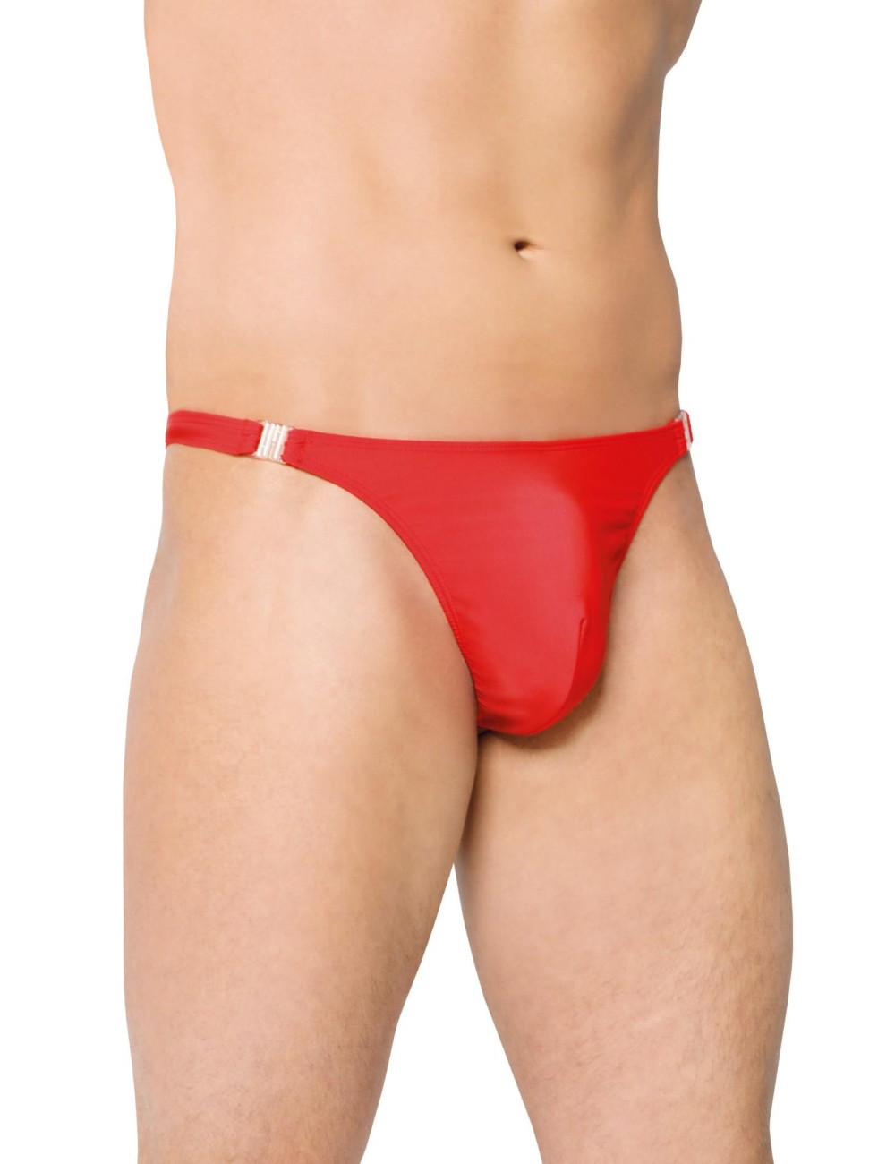 Męskie stringi SoftLine Collection 4432 Czerwone M