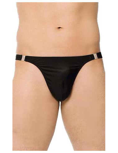 Męskie stringi SoftLine Collection 4432 Czarne L