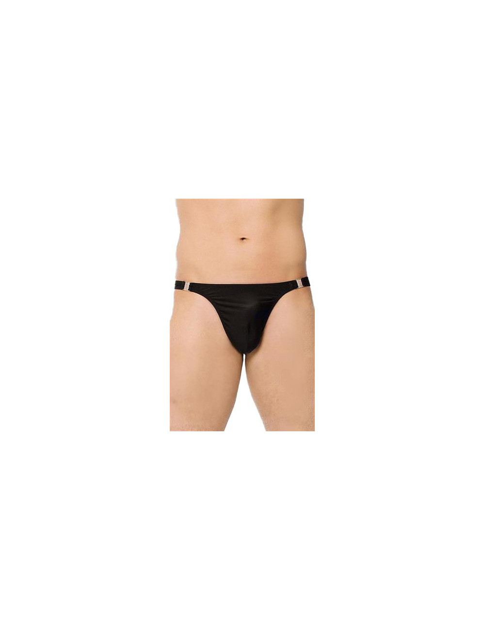 Męskie stringi SoftLine Collection 4432 Czarne L