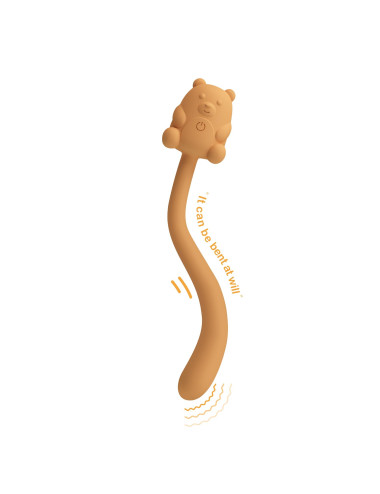 CUTE BEAR, Flirting Stick, 7 vibration functions, Magnetic USB charging