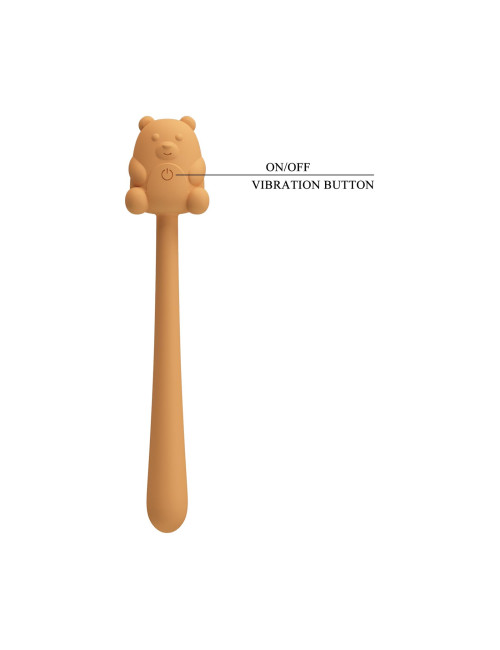 Pretty Love Cute Bear - Silikonowy Wibrator z Ładowaniem USB