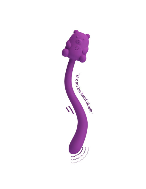 Pretty Love Cute Bear - Silikonowy Wibrator 7 Funkcji USB