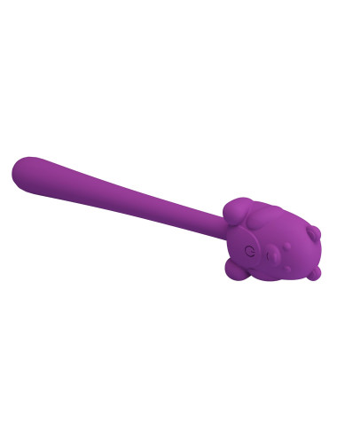 CUTE BEAR, Flirting Stick, 7 vibration functions, Magnetic USB charging