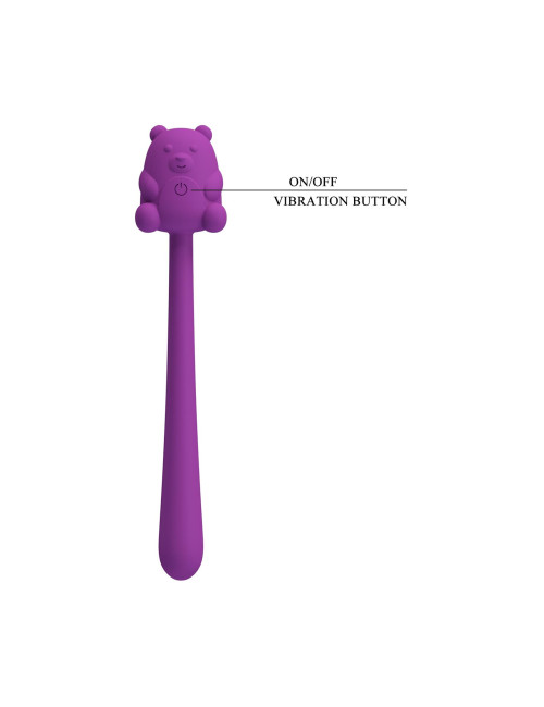 Pretty Love Cute Bear - Silikonowy Wibrator 7 Funkcji USB