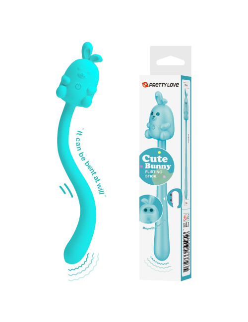 Pretty Love Cute Bunny - Silikonowy Wibrator Krliczek USB