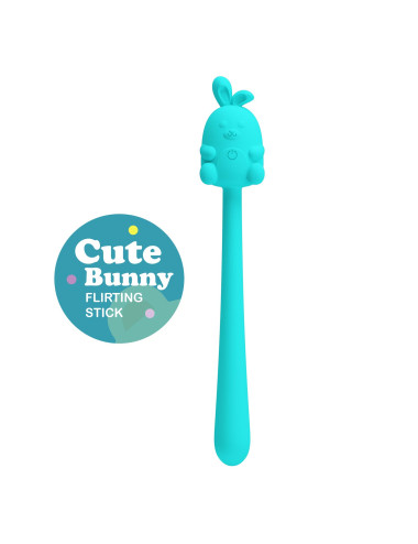 CUTE BUNNY, Flirting Stick, 7 vibration functions, Magnetic USB charging