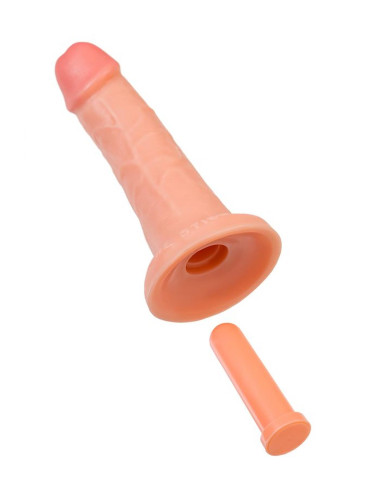 Realistic dildo Caliber 18/4 , PVC, flesh,  length 18cm, diameter 4cm
