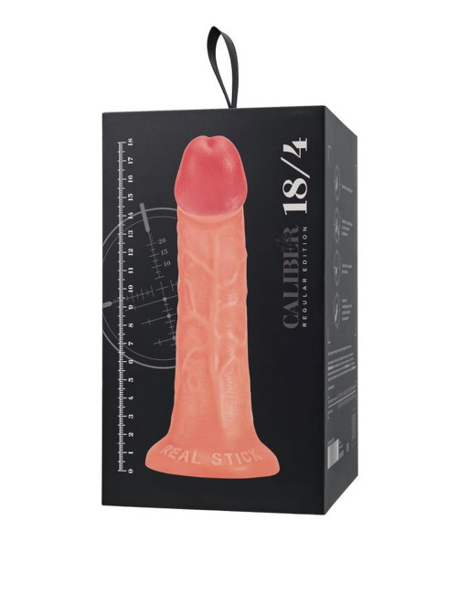 Realistic dildo Caliber 18/4 , PVC, flesh,  length 18cm, diameter 4cm