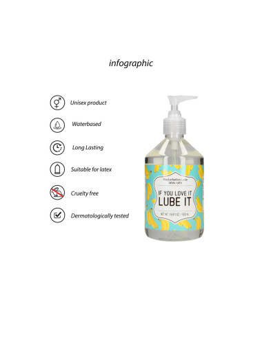 If You Love It. Lube It - Masturbation Lubricant -  500 ml