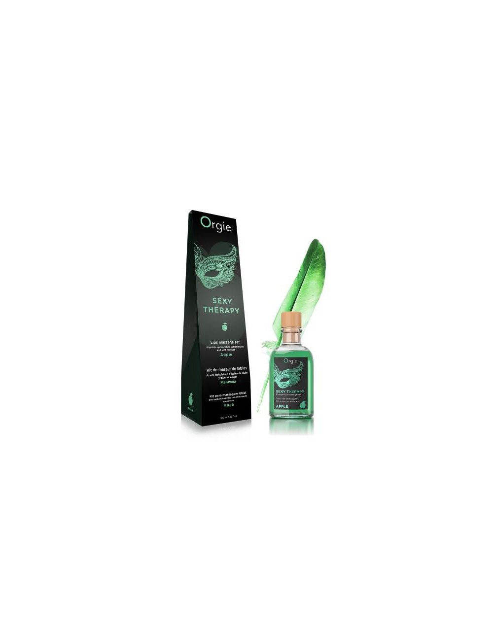 Żel-LIPS MASSAGE KIT   APPLE - 100 ML