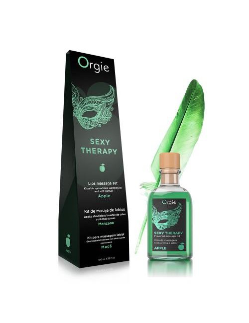 Żel-LIPS MASSAGE KIT   APPLE - 100 ML