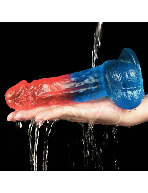 Lovetoy 7.5" Dazzle Studs – Realistyczny dildo z żelu z przyssawką