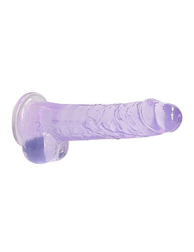 8 / 20 cm Realistic Dildo With Balls - Purple