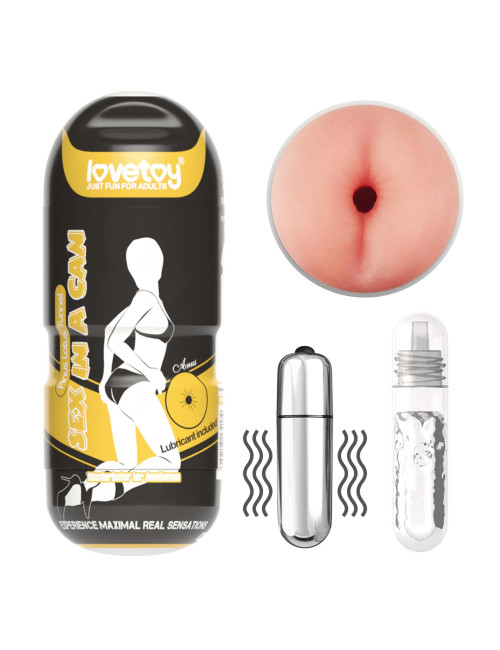 Lovetoy Wibrujący Tunel Stymulujący Sex In A Can Anus Stamina