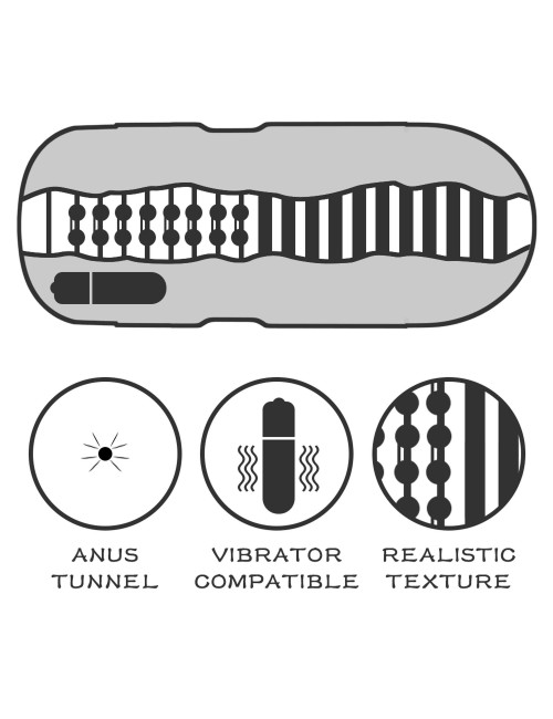 Lovetoy Wibrujący Tunel Stymulujący Sex In A Can Anus Stamina