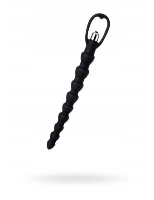 A-Toys Analna Łańcuszkowa Wibracja Silikonowa Czarna